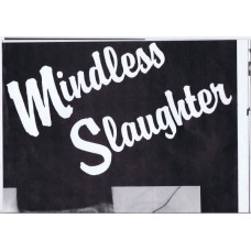 Various MINDLESS SLAUGHTER (Recordiau Anhrefn ‎– ANHREFN 010) UK 1987 compilation "Mayking" Test-Pressing LP
